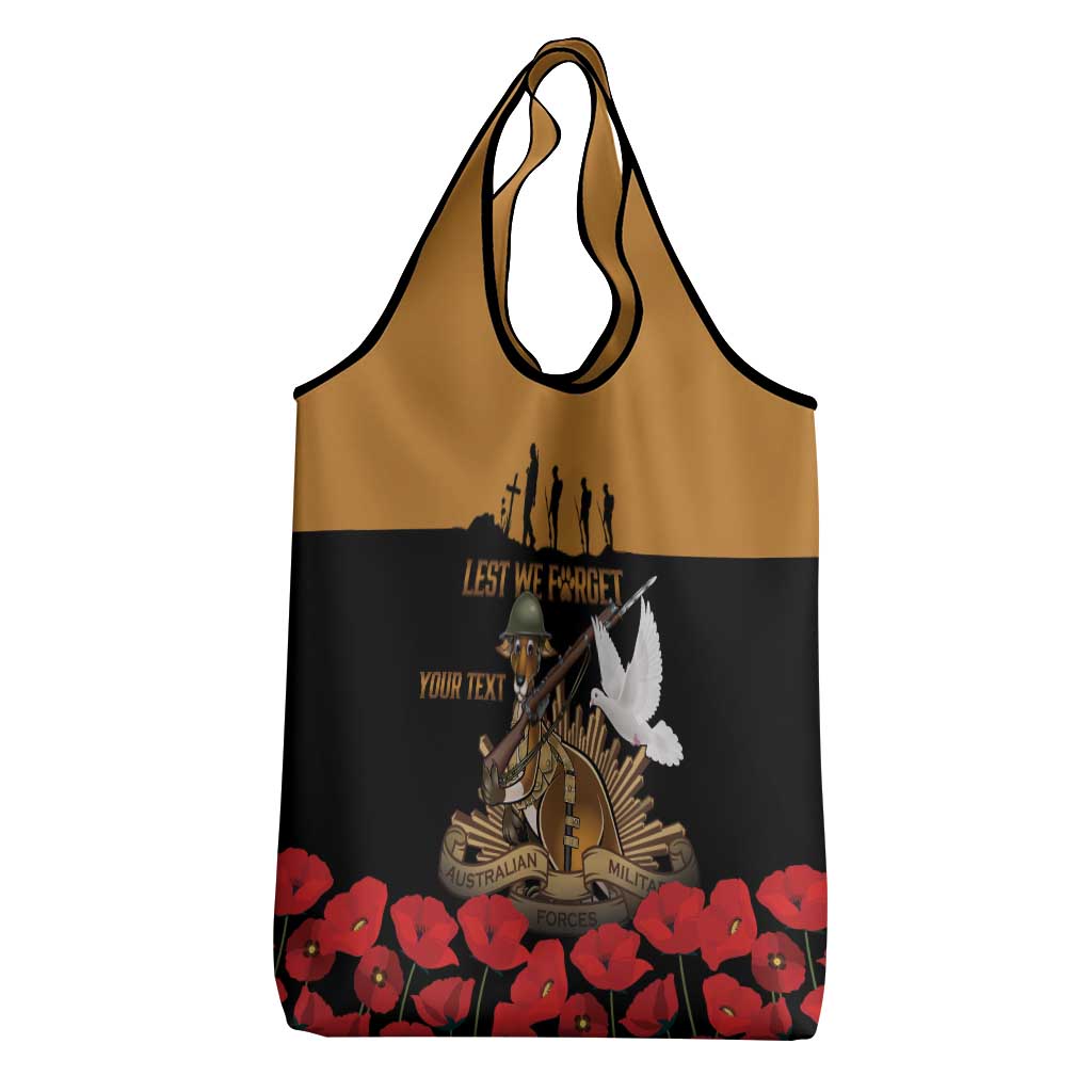 Australia ANZAC Day Personalised Grocery Bag Honouring The Animals That Served