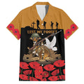 Australia ANZAC Day Personalised Hawaiian Shirt Honouring The Animals That Served