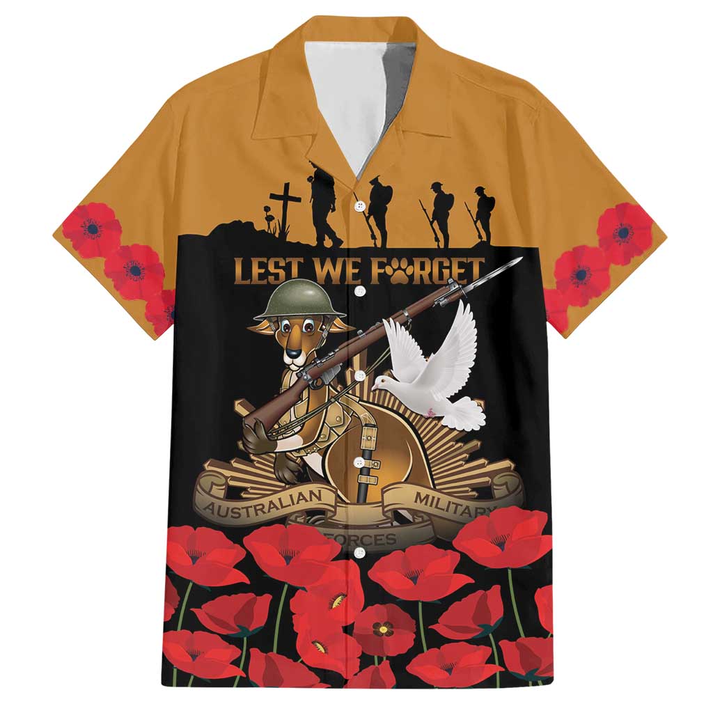 Australia ANZAC Day Personalised Hawaiian Shirt Honouring The Animals That Served