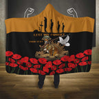 Australia ANZAC Day Personalised Hooded Blanket Honouring The Animals That Served