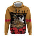 Australia ANZAC Day Personalised Hoodie Honouring The Animals That Served