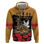 Australia ANZAC Day Personalised Hoodie Honouring The Animals That Served