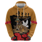 Australia ANZAC Day Personalised Hoodie Honouring The Animals That Served