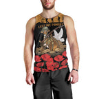 Australia ANZAC Day Personalised Men Tank Top Honouring The Animals That Served