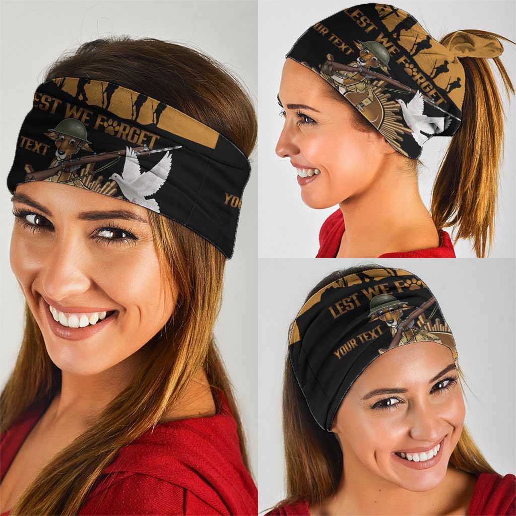 Australia ANZAC Day Personalised Neck Gaiter Honouring The Animals That Served