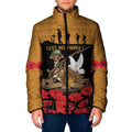 Australia ANZAC Day Personalised Padded Jacket Honouring The Animals That Served