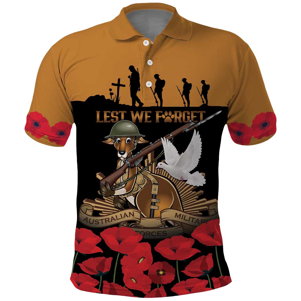 Australia ANZAC Day Personalised Polo Shirt Honouring The Animals That Served