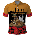 Australia ANZAC Day Personalised Polo Shirt Honouring The Animals That Served