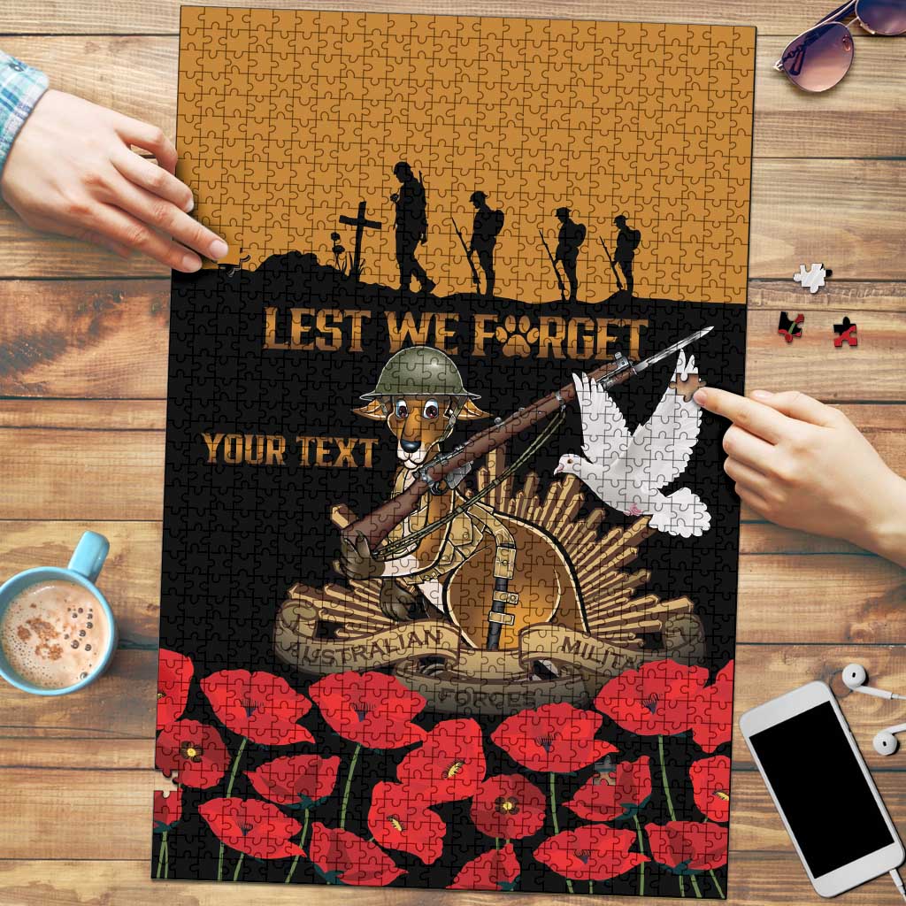 Australia ANZAC Day Personalised Puzzle Honouring The Animals That Served