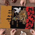 Australia ANZAC Day Personalised Puzzle Honouring The Animals That Served