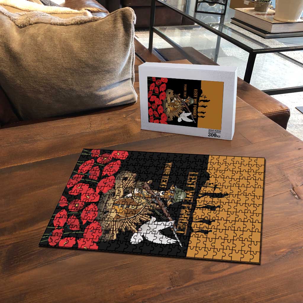 Australia ANZAC Day Personalised Puzzle Honouring The Animals That Served