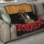 Australia ANZAC Day Personalised Quilt Honouring The Animals That Served