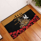 Australia ANZAC Day Personalised Rubber Doormat Honouring The Animals That Served