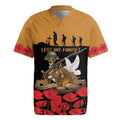 Australia ANZAC Day Personalised Rugby Jersey Honouring The Animals That Served