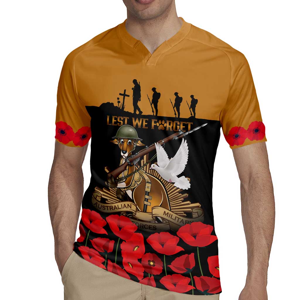 Australia ANZAC Day Personalised Rugby Jersey Honouring The Animals That Served