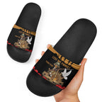 Australia ANZAC Day Personalised Slide Sandals Honouring The Animals That Served
