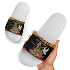 Australia ANZAC Day Personalised Slide Sandals Honouring The Animals That Served