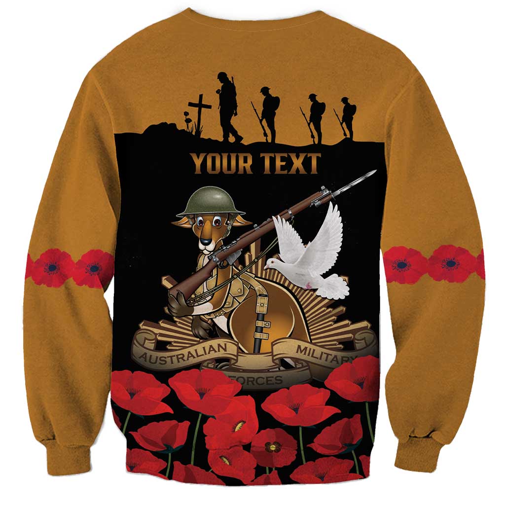 Australia ANZAC Day Personalised Sweatshirt Honouring The Animals That Served