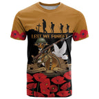 Australia ANZAC Day Personalised T Shirt Honouring The Animals That Served