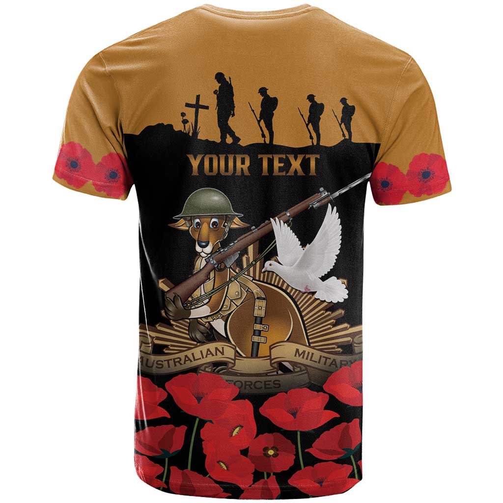 Australia ANZAC Day Personalised T Shirt Honouring The Animals That Served