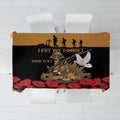 Australia ANZAC Day Personalised Tablecloth Honouring The Animals That Served