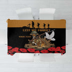 Australia ANZAC Day Personalised Tablecloth Honouring The Animals That Served