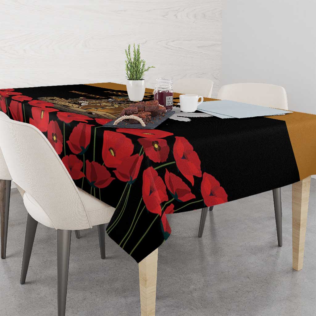 Australia ANZAC Day Personalised Tablecloth Honouring The Animals That Served
