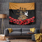Australia ANZAC Day Personalised Tapestry Honouring The Animals That Served