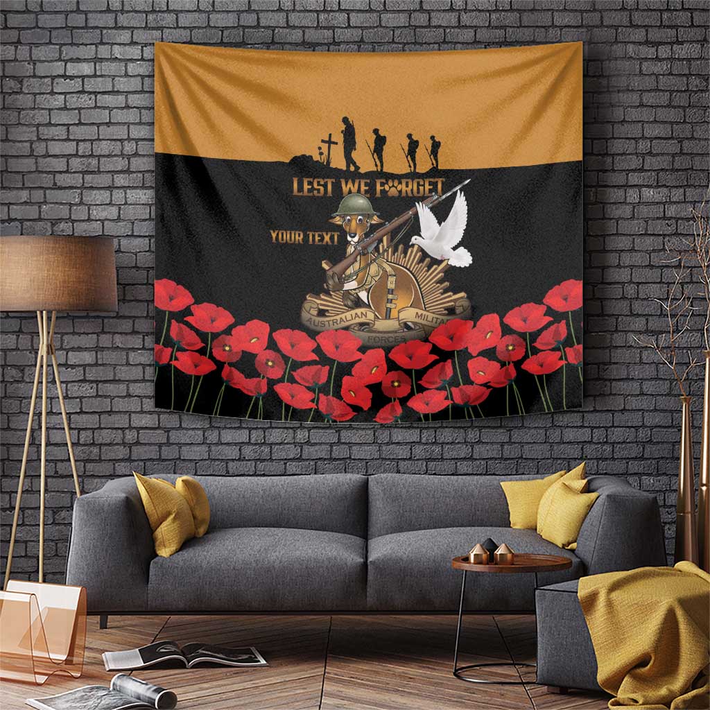 Australia ANZAC Day Personalised Tapestry Honouring The Animals That Served