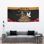 Australia ANZAC Day Personalised Tapestry Honouring The Animals That Served