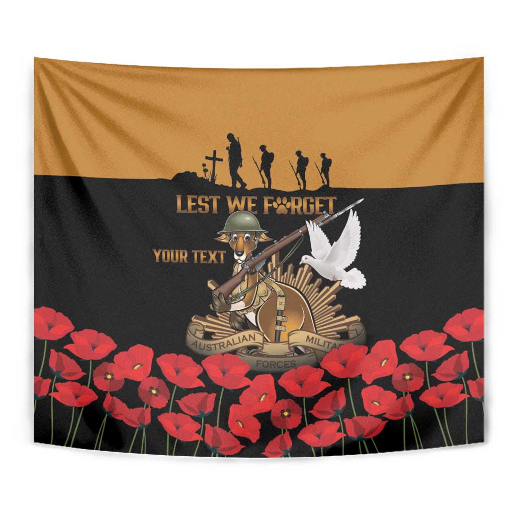 Australia ANZAC Day Personalised Tapestry Honouring The Animals That Served