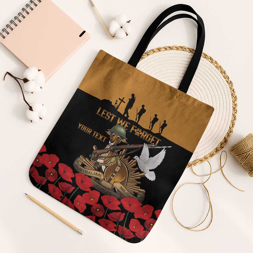 Australia ANZAC Day Personalised Tote Bag Honouring The Animals That Served