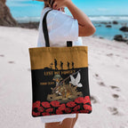 Australia ANZAC Day Personalised Tote Bag Honouring The Animals That Served