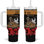 Australia ANZAC Day Personalised Tumbler With Handle Honouring The Animals That Served