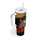 Australia ANZAC Day Personalised Tumbler With Handle Honouring The Animals That Served