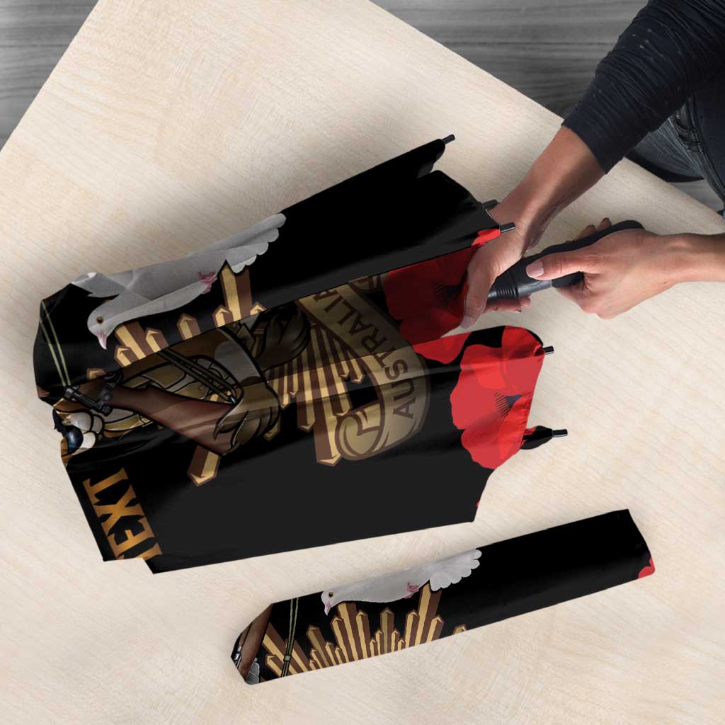 Australia ANZAC Day Personalised Umbrella Honouring The Animals That Served