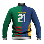 Custom Rabbitohs and Eels Together Baseball Jacket Sporty Style