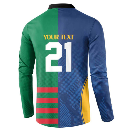 Custom Rabbitohs and Eels Together Button Sweatshirt Sporty Style