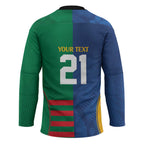 Custom Rabbitohs and Eels Together Hockey Jersey Sporty Style