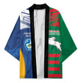 Custom Rabbitohs and Eels Together Kimono Sporty Style