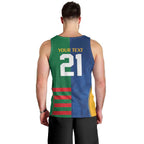 Custom Rabbitohs and Eels Together Men Tank Top Sporty Style