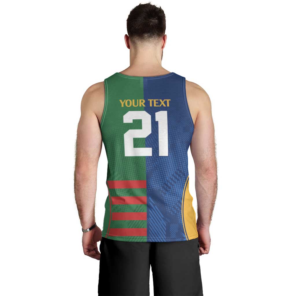 Custom Rabbitohs and Eels Together Men Tank Top Sporty Style