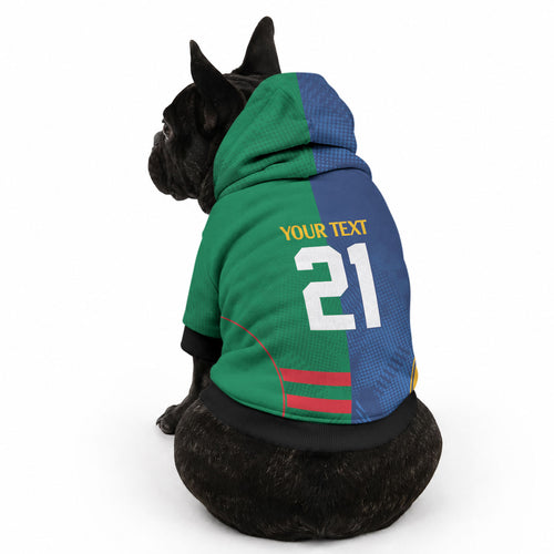 Custom Rabbitohs and Eels Together Pet Hoodie Sporty Style