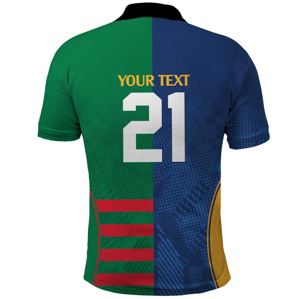 Custom Rabbitohs and Eels Together Polo Shirt Sporty Style