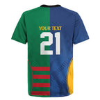 Custom Rabbitohs and Eels Together Rugby Jersey Sporty Style
