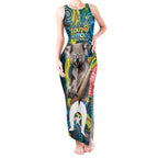 Personalised Vivid Minimal Koala Tank Maxi Dress NAIDOC 2024 Aboriginal Art Style No2