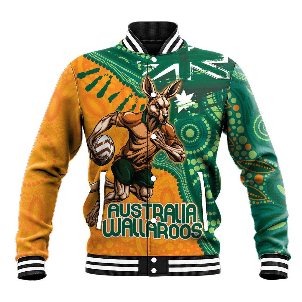 Custom Australia Rugby Wallaroos Baseball Jacket Indigenous Aboriginal Pacific Champions