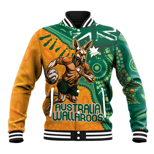 Custom Australia Rugby Wallaroos Baseball Jacket Indigenous Aboriginal Pacific Champions