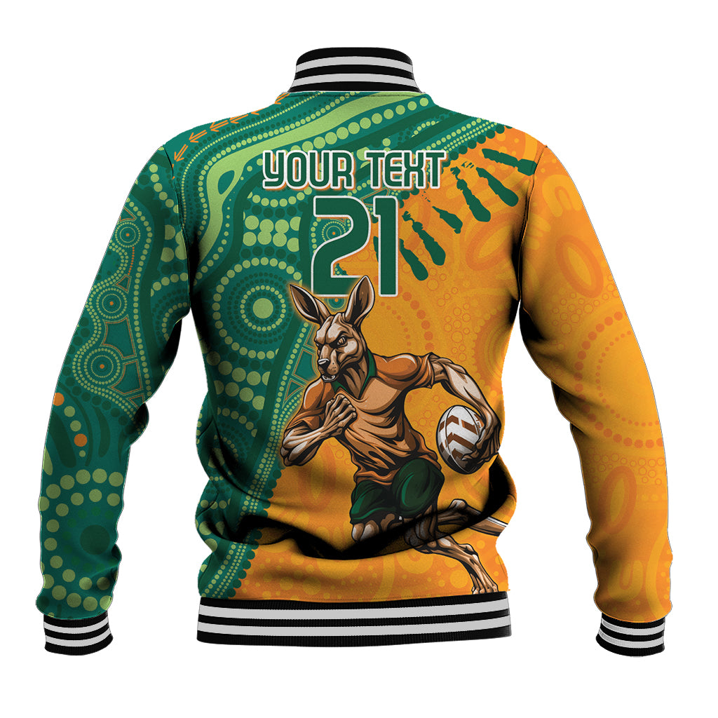 Custom Australia Rugby Wallaroos Baseball Jacket Indigenous Aboriginal Pacific Champions