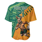 Custom Australia Rugby Wallaroos Baseball Jersey Indigenous Aboriginal Pacific Champions